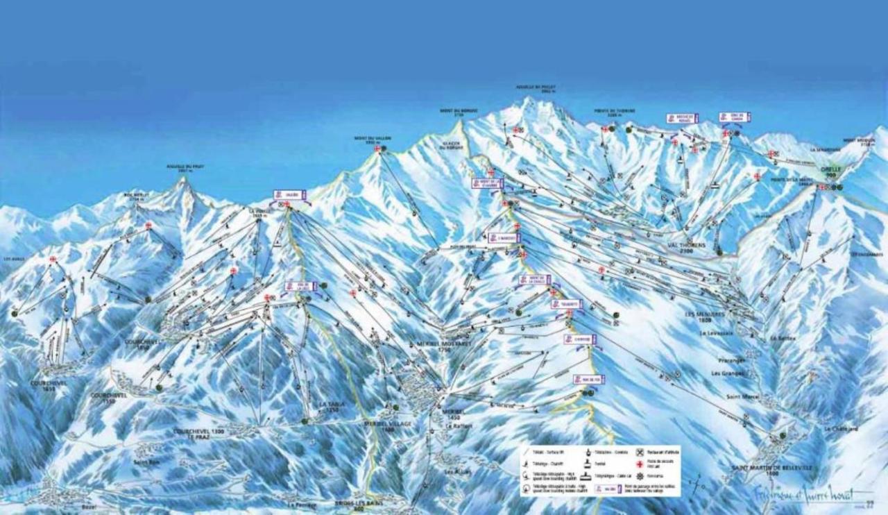 Residence Le Domaine Du Jardin Alpin - Courchevel 1850 Esterno foto